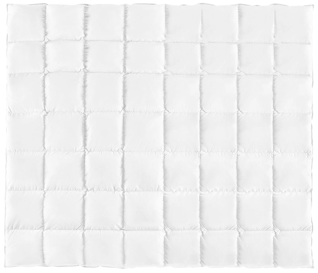 Edredão de algodão japara branco 200 x 220 cm GROSSGLOCKNER Beliani