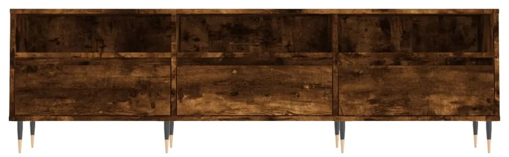 Móvel de TV 150x30x44,5 cm derivados de madeira carvalho fumado