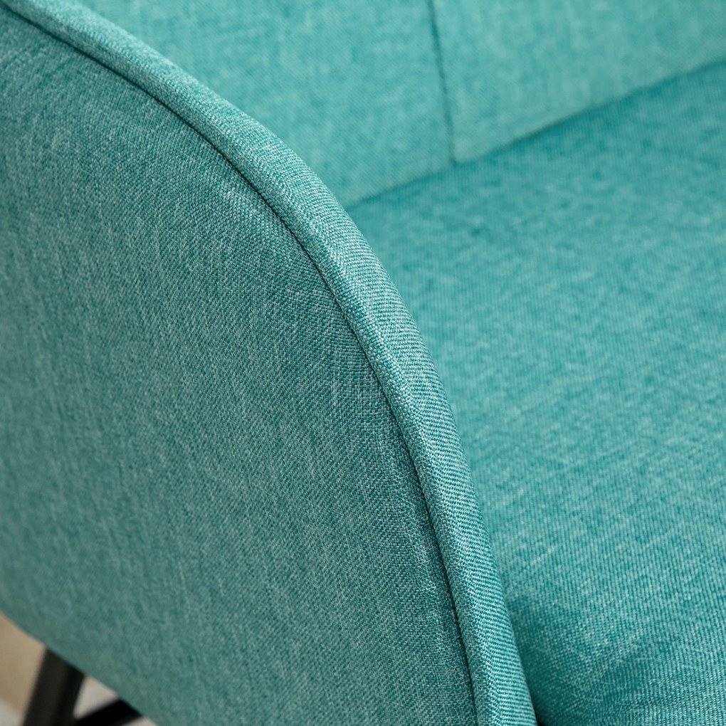 Conjunto de Poltrona Baloiço com Apoio para os Pés Poltrona Relax com