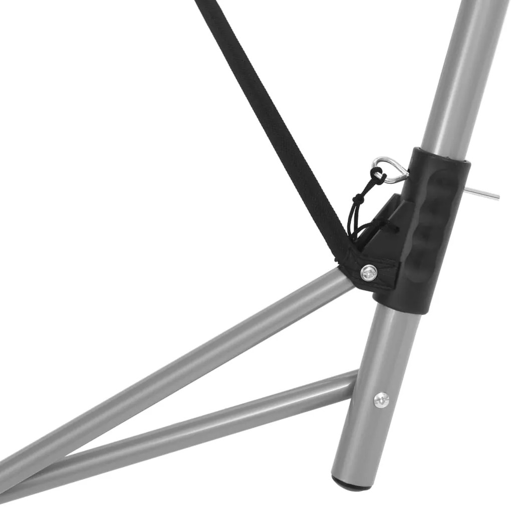 Rede com suporte dobrável preto