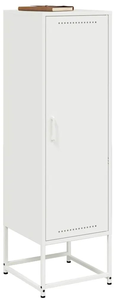Aparador alto 36x39x123 cm aço branco