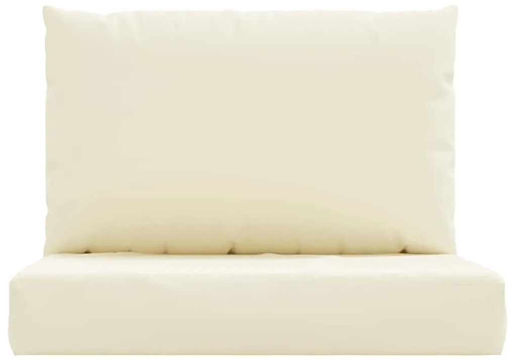 Almofadões p/ paletes 2 pcs tecido oxford branco nata