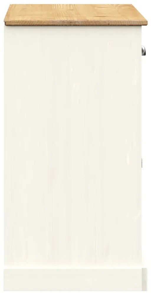 Aparador com gavetas VIGO 113x40x75 cm pinho maciço branco