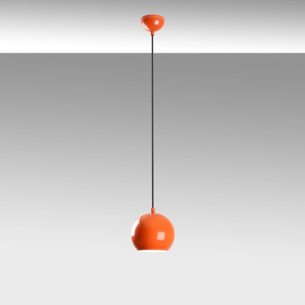 Candeeiro Chandelier Top – Laranja – Ø15 h:13 cm