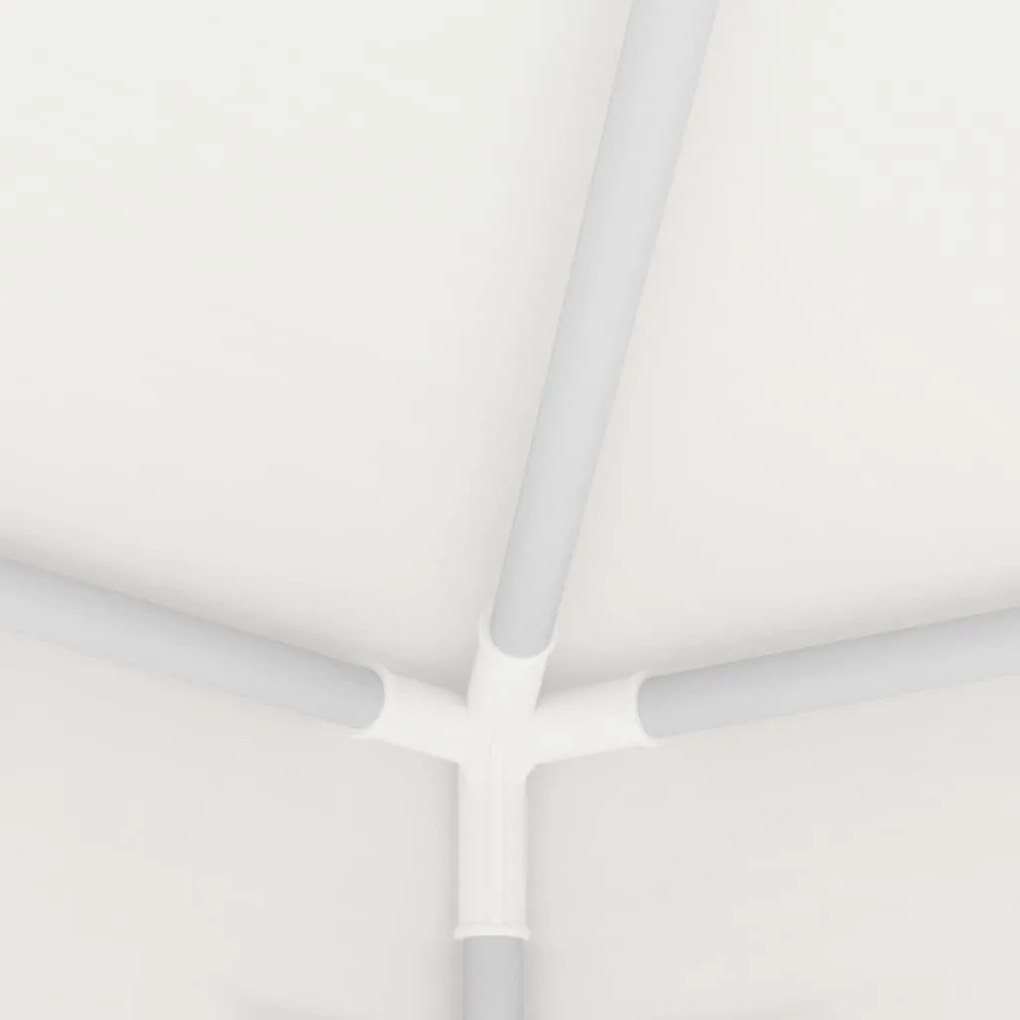 Tenda festas profissional + paredes laterais 4x6m 90g/m² branco