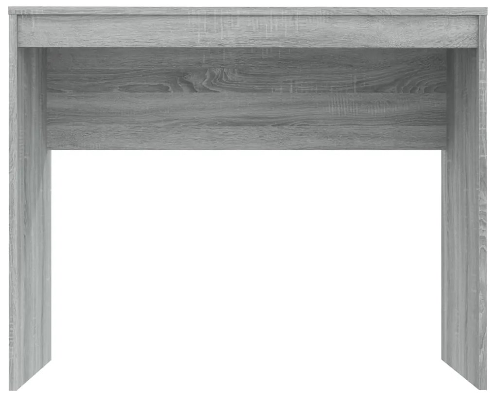 Secretária 90x40x72 cm derivados de madeira cor cinzento sonoma