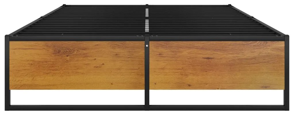 Estrutura de cama 120x200 cm metal preto