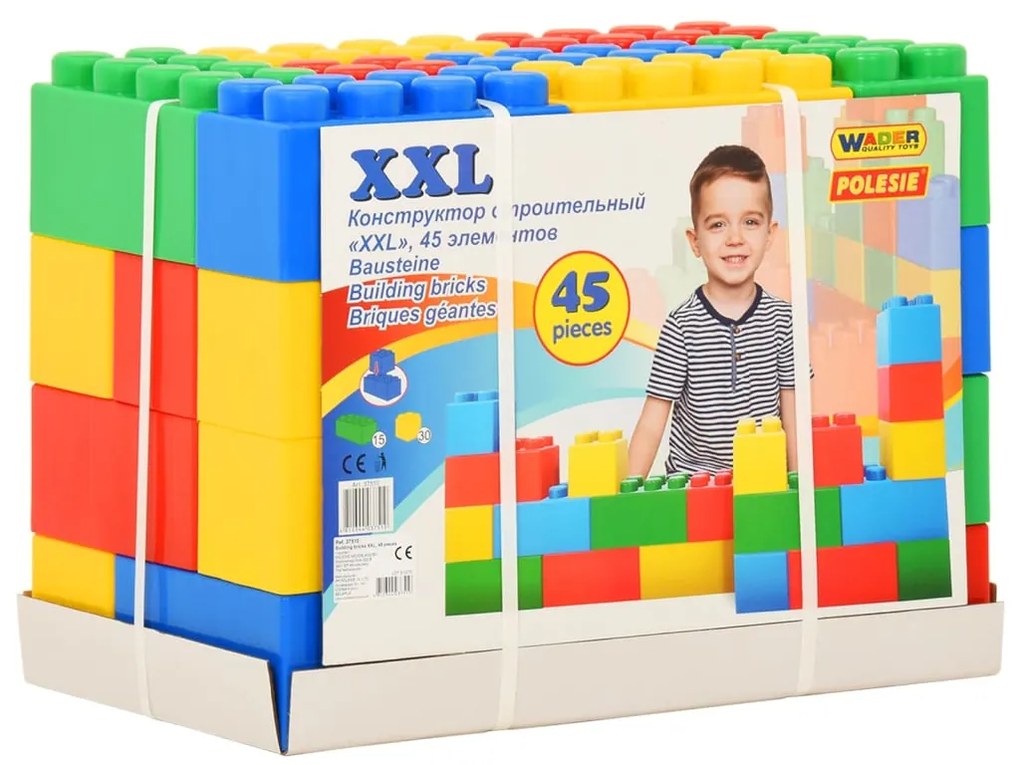 80288 Polesie wader Blocos de brincar XXL 45 peças
