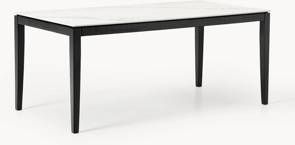 Mesa de jantar com tampo com aspeto de mármore Jackson, vários tamanhos