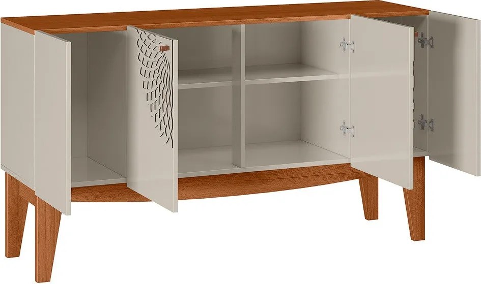 Aparador JADE com 4 Portas e Detalhe Central a Laser – 136x39,5x77,4 c