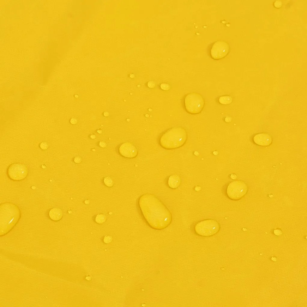 Capa de chuva para cães com tiras reflectoras amarelo S