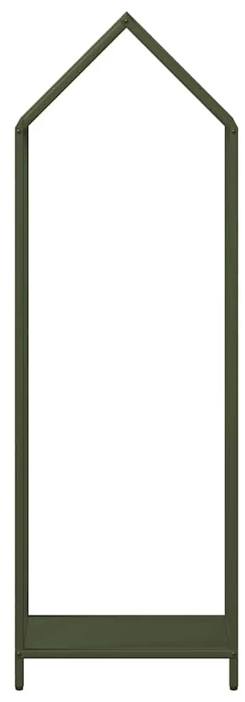 Suporte para lenha aço laminado a frio verde azeitona