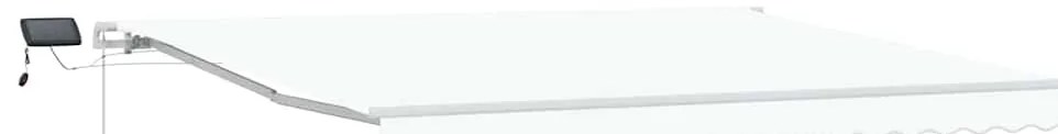 Toldo Retrátil with Manual Branco 400 × 350 cm Branco