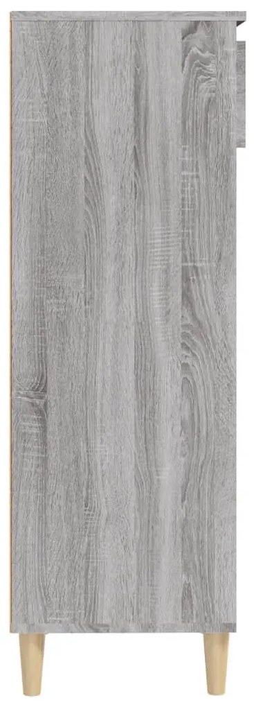 Sapateira 40x36x105 cm derivados de madeira cinzento sonoma