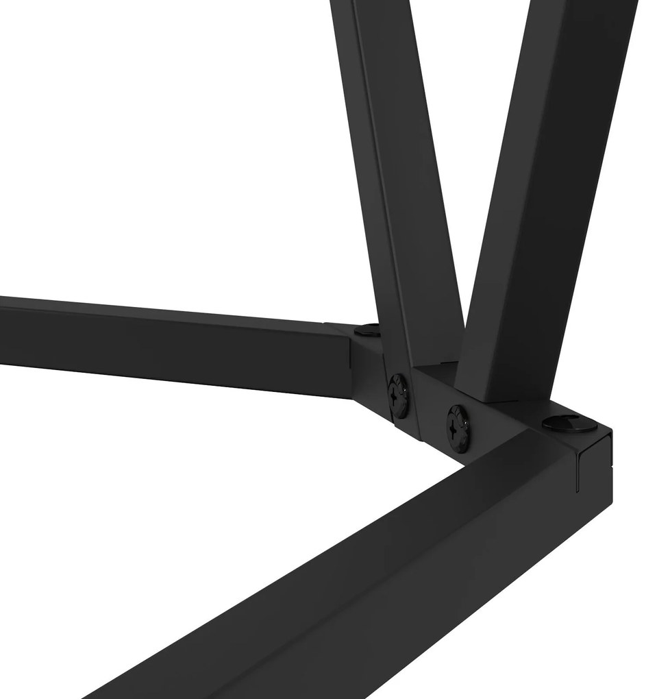 Mesa de Centro Cinza Sonoma 80x80x45 cm Madeira Engenharia