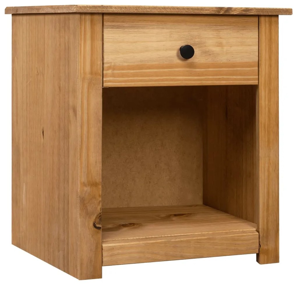 vidaXL Mesa de cabeceira 46x40x57 cm madeira de pinho panama maciça