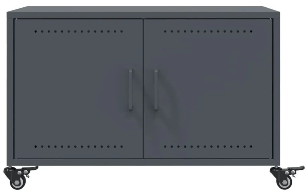 Mesa de centro 68x50x43,5 cm aço antracite