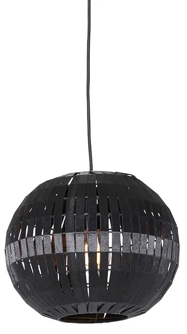 Candeeiro de suspensão moderno preto 30 cm - Zoë Moderno