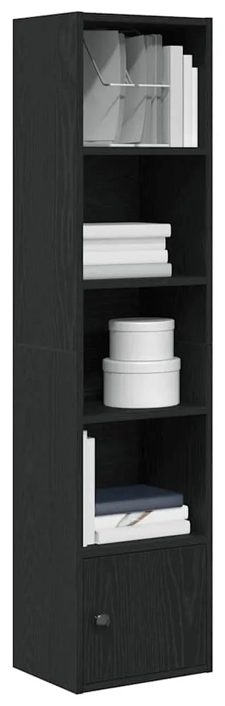 Estante 31x24x127 cm derivados de madeira carvalho preto