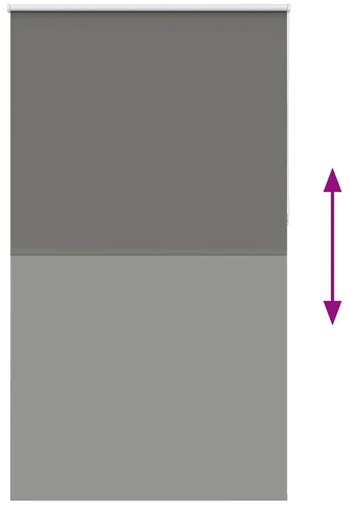 Persiana de enrolar 120x230 cm largura tecido 116,6cm poliéster