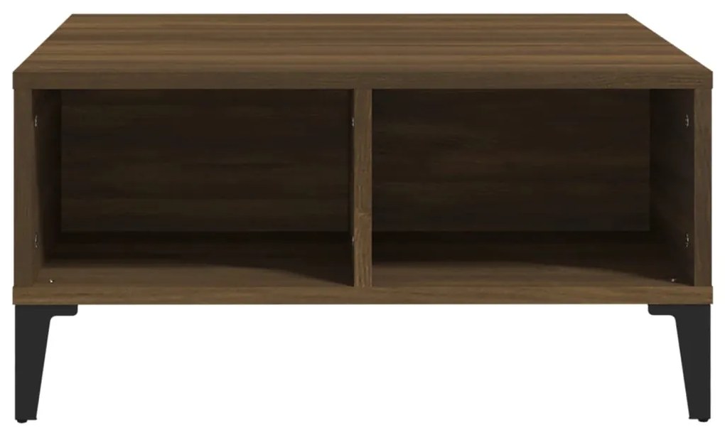 Mesa de centro 60x60x30 cm aglomerado cor carvalho castanho