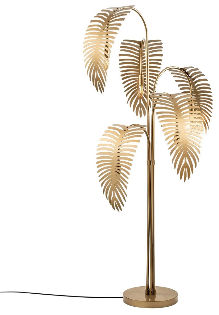 Candeeiro de Pé Palm – Dourado – 71 x 71 x 157 cm