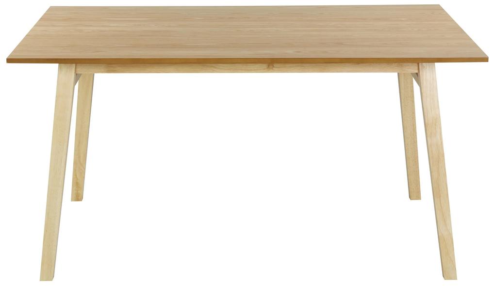 Mesa de jantar castanha clara 150 x 90 cm VARLEY Beliani