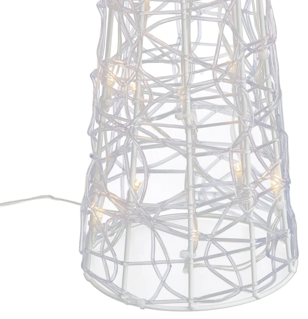 Árvore de Natal Transparente 60cm incl. LED IP44 - Coni