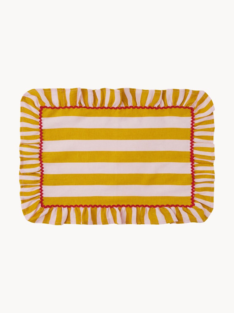 Individuais de mesa às riscas Senape, 2 uni.