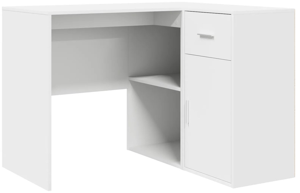 mesa de canto Branca 102x88x75 cm Madeira de Engenharia