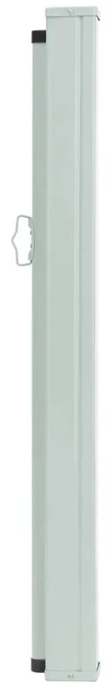 Toldo lateral retrátil para pátio 140x500 cm vermelho
