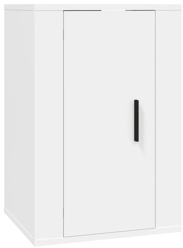 Móveis de TV de parede 2 pcs 40x34,5x60 cm branco