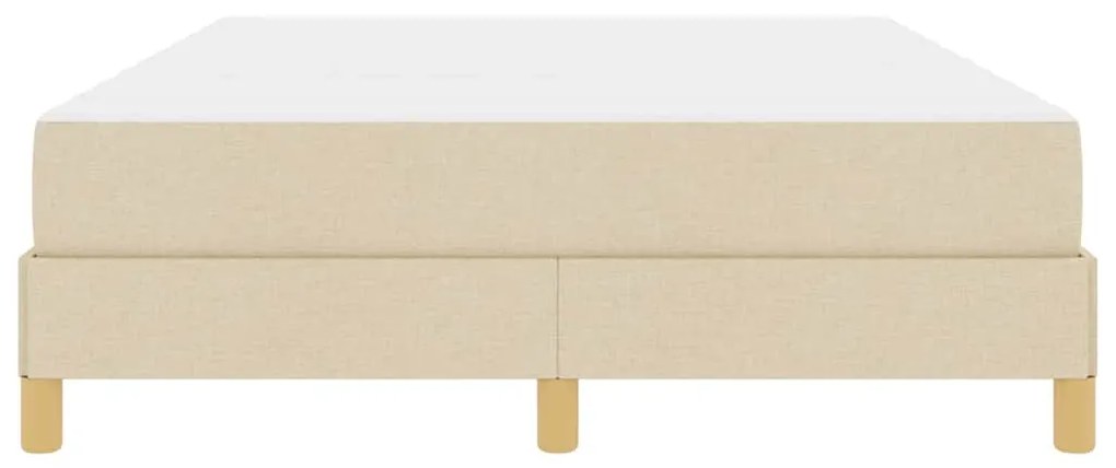 Cama Box Creme, Marrom 140 x 200 cm