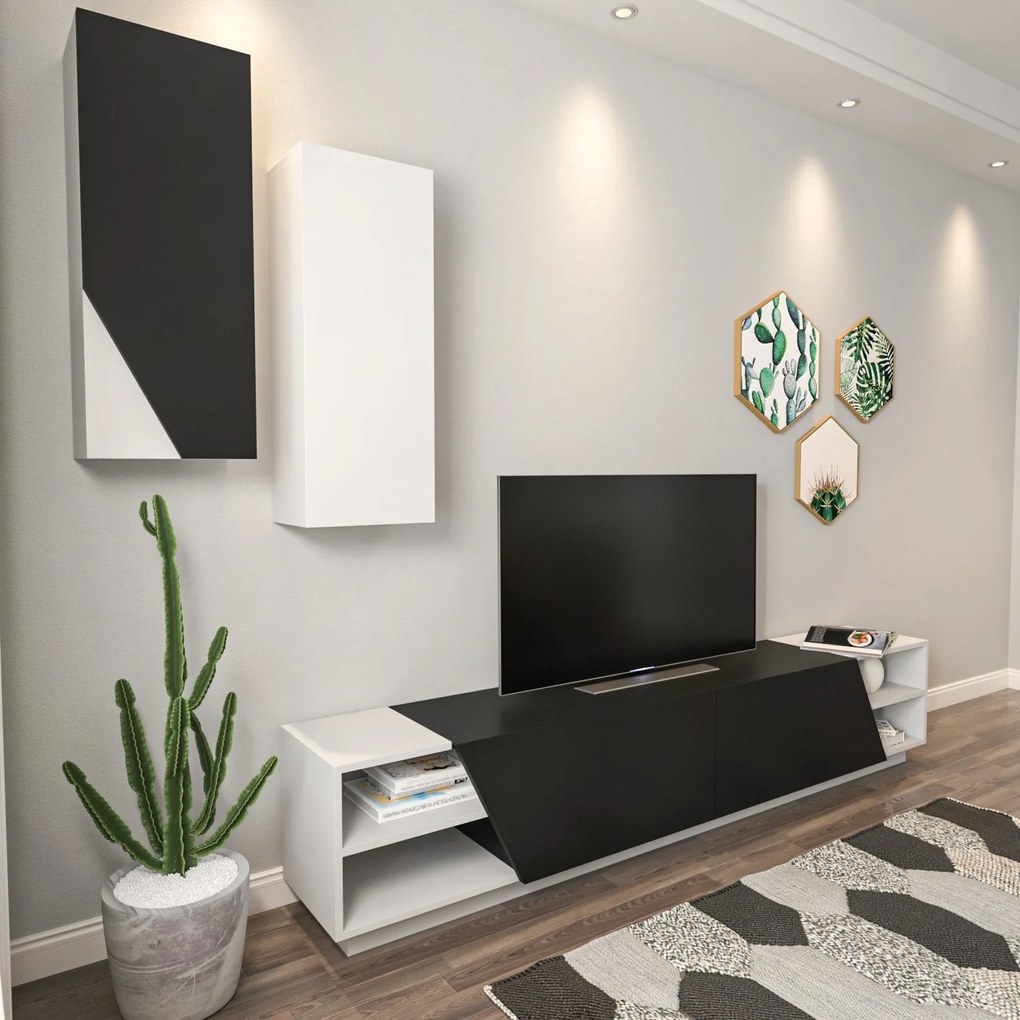 Unidade TV Zebra – Preto e Branco – 240x47x37,5 cm