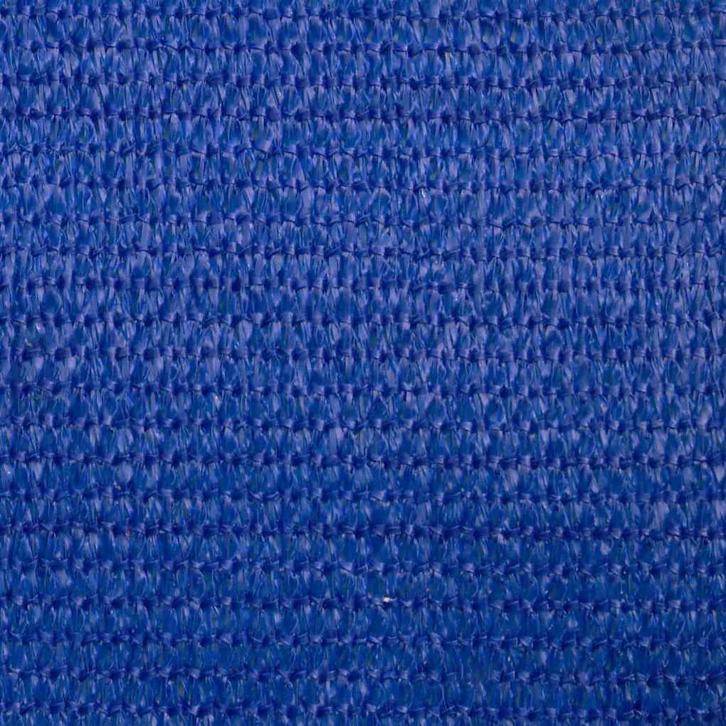 Para-sol estilo vela triangular 160 g/m² 5x6x6 m PEAD azul