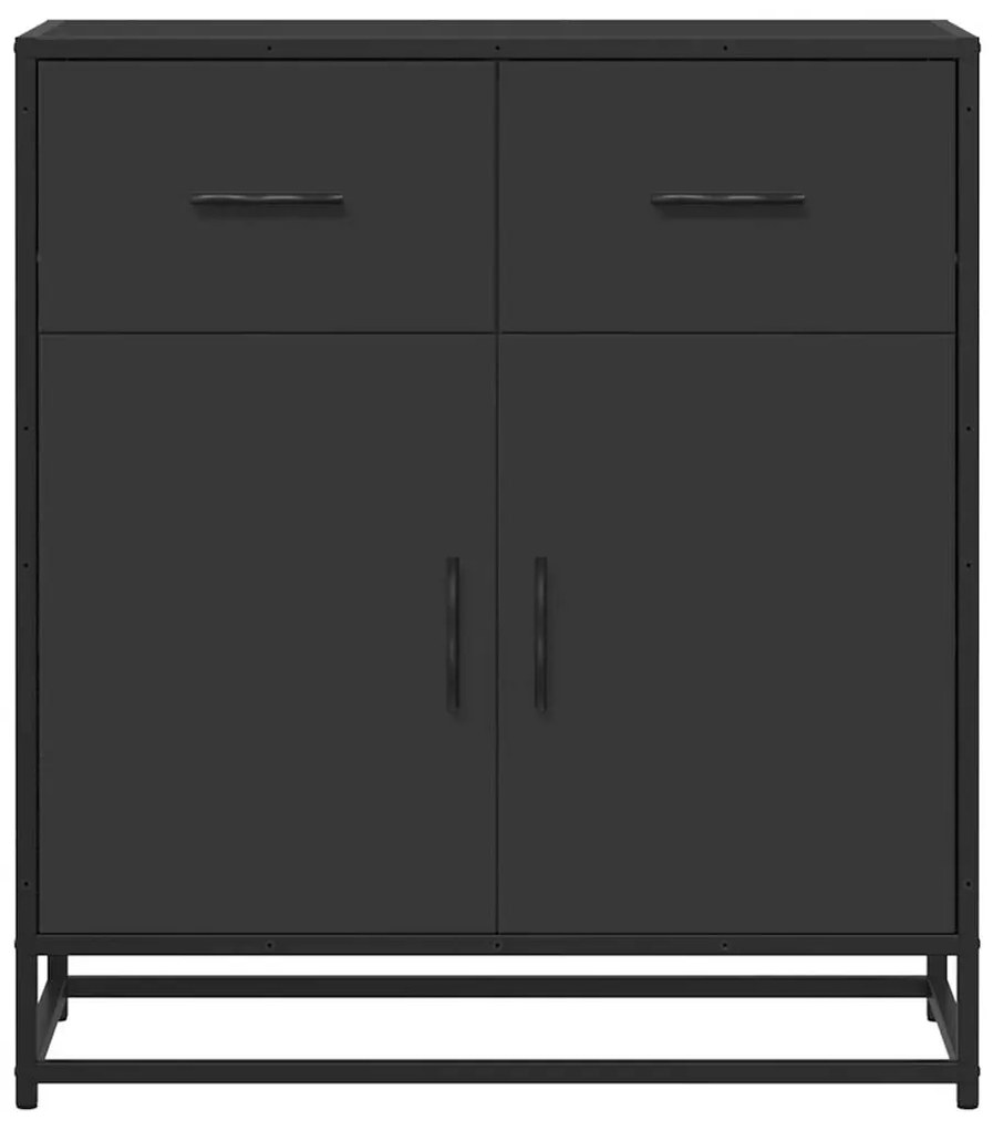 Aparador 68x35x76 cm derivados de madeira preto