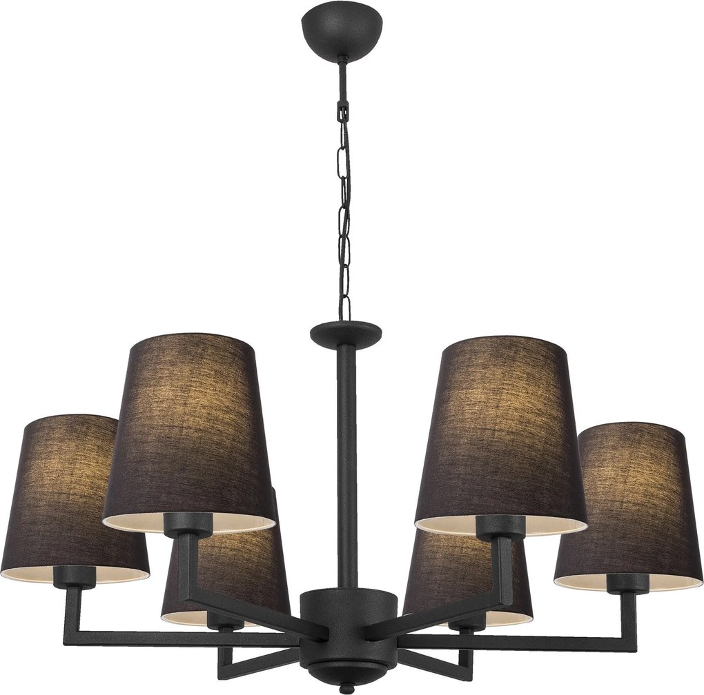 Candeeiro de Teto Profil – Preto – 80 cm