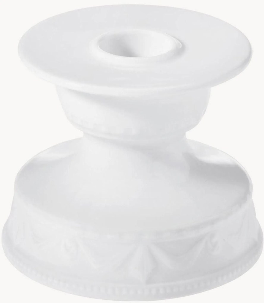 Castiçal em porcelana artesanal Kurland