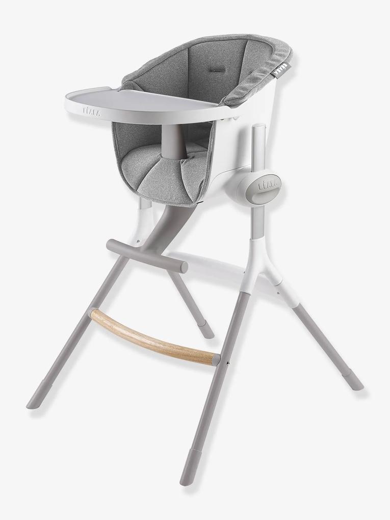 Almofada de assento para cadeira alta Up &amp; Down, da BEABA cinzento medio liso