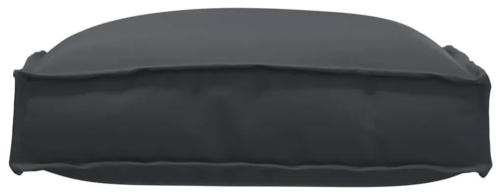 Cojines de Palet para Assento 6 pcs Pretos 40x40x8 cm Tecido de Oxford