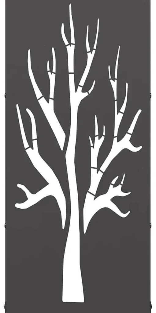 Suporte para lenha 40x30x80 cm aço laminado a frio preto