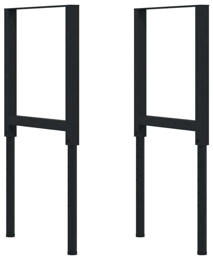 Bancada retangular 100x60x(73-99,5) cm madeira de faia maciça