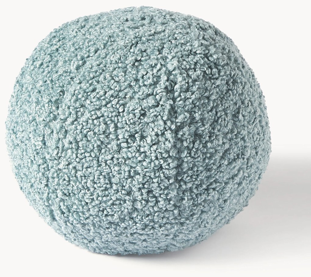 Almofada decorativa redonda em teddy Dotty