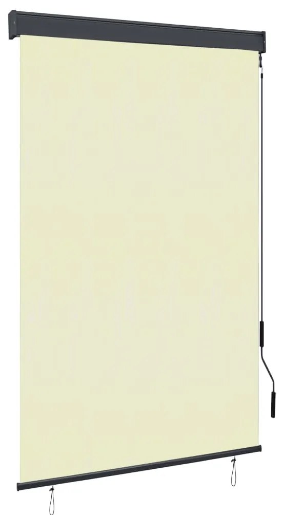 Estore de rolo para exterior 120x250 cm creme
