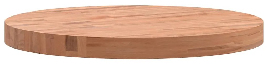 Tampo de mesa redondo Ø50x4 cm madeira de faia maciça