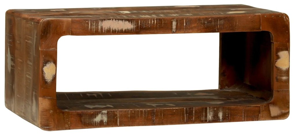 Cabinet de TV Multicolorido 60x30x25 cm Madeira Reaproveitada Maciça