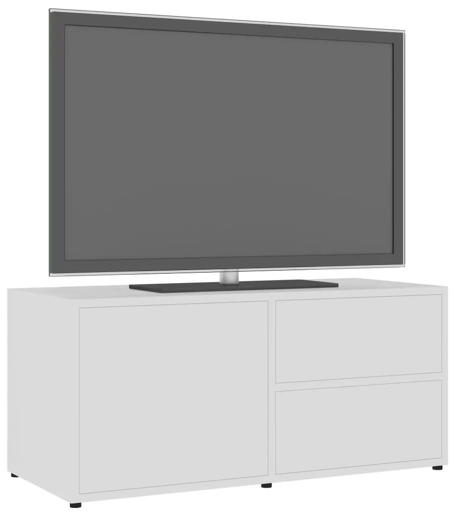 Móvel de TV 80x34x36 cm derivados de madeira branco