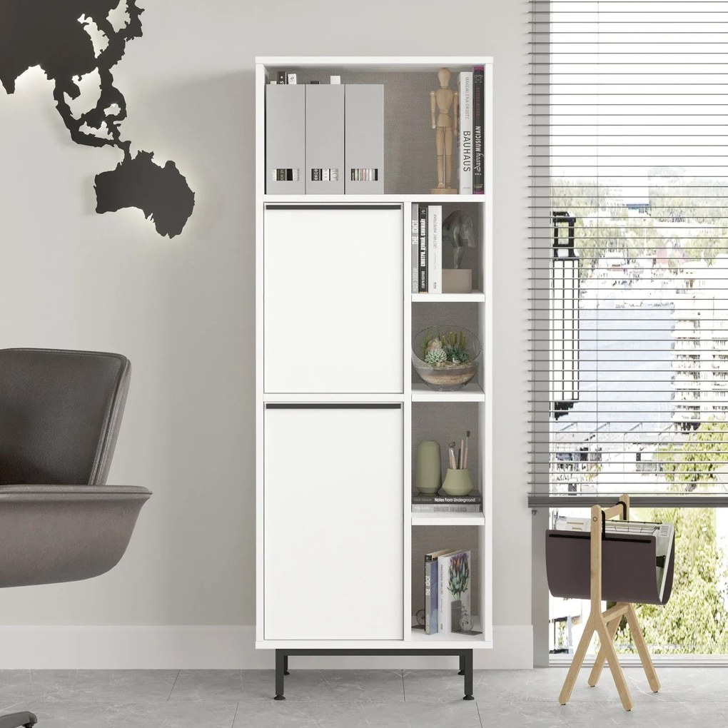 Armário Multiusos ON10B – Branco – 160 cm x 45,1 cm x 35,5 cm