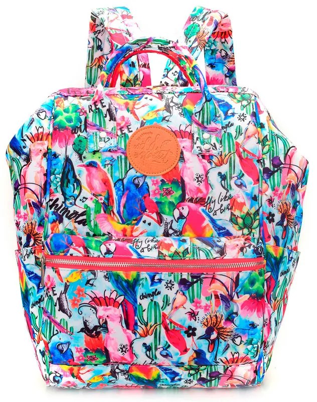 Mochila Passaros Chimola bolso 37cm CHIMOLA