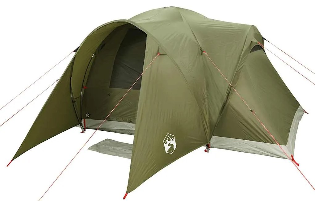 Tenda familiar em cúpula p/ 6pessoas impermeável verde azeitona
